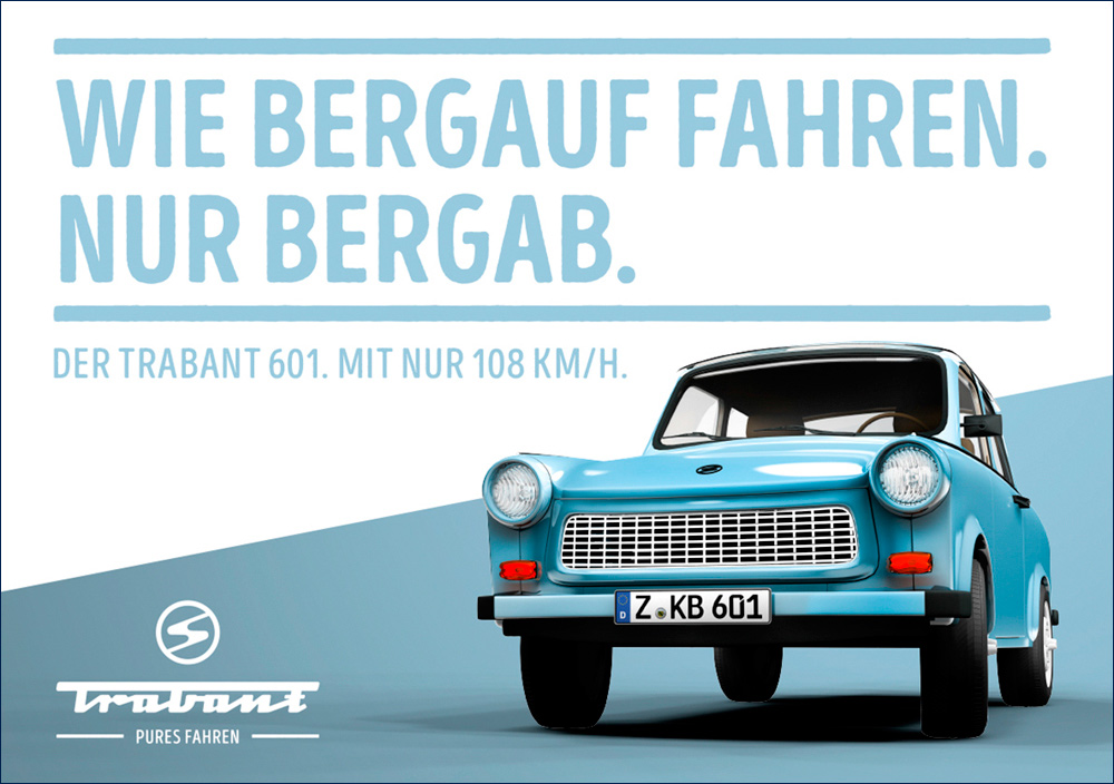 Plakatwerbung Trabant Plakatwerbung Trabant